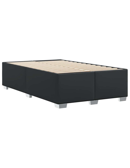 Struttura letto senza Materasso Nera in Similpelle