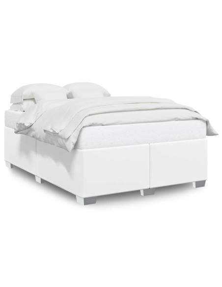 Struttura letto senza Materasso Bianca in Similpelle