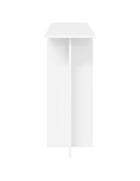 Tavolo consolle Bianco 100 x 30 x 75 cm Legno ingegnerizzato