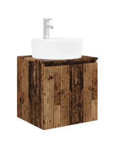 Mobile Lavabo da Parete Legno antico 49,5 x 44,5 x 65 cm