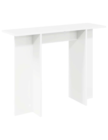 Tavolo consolle Bianco 100 x 30 x 75 cm Legno ingegnerizzato