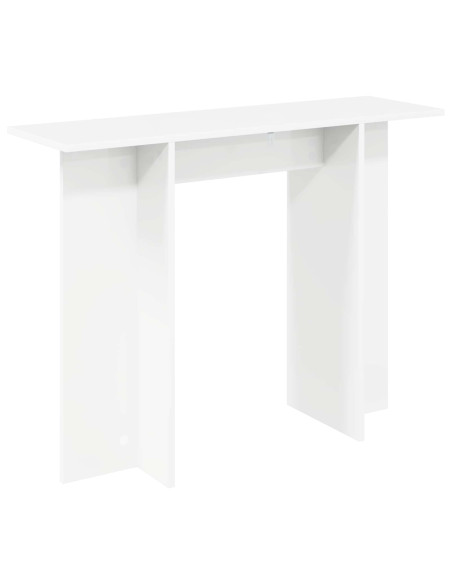 Tavolo consolle Bianco 100 x 30 x 75 cm Legno ingegnerizzato