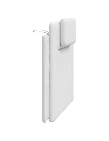 Cuscino testiera Viana Bianco 100 cm in Similpelle