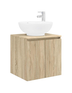 Mobile Lavabo da Parete Rovere Sonoma 49,5 x 44,5 x 65 cm