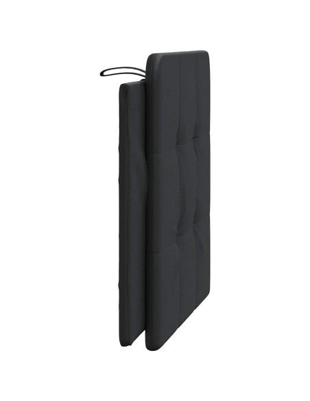 Cuscino testiera Zadar Nero 100 cm in Similpelle
