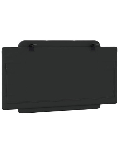 Cuscino testiera Zadar Nero 100 cm in Similpelle