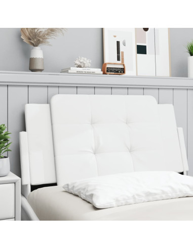 Cuscino testiera Zadar Bianco 100 cm in Similpelle