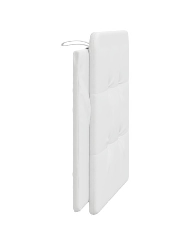 Cuscino testiera Zadar Bianco 100 cm in Similpelle
