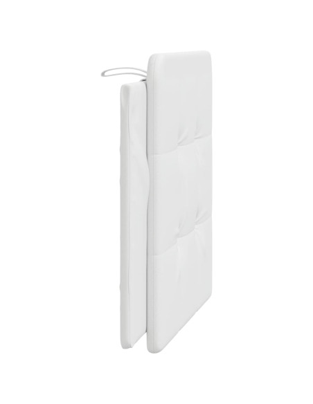 Cuscino testiera Zadar Bianco 100 cm in Similpelle