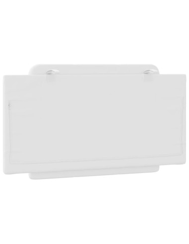 Cuscino testiera Zadar Bianco 100 cm in Similpelle
