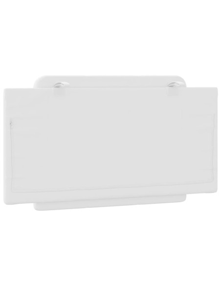 Cuscino testiera Zadar Bianco 100 cm in Similpelle