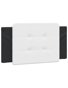 Cuscino testiera Zadar Bianco e Nero 100 cm in Similpelle 2