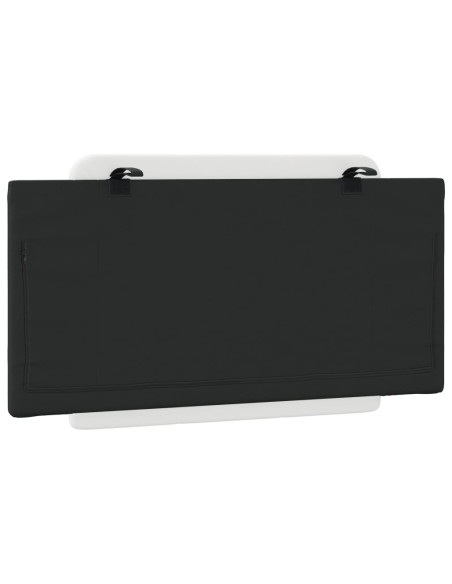 Cuscino testiera Zadar Bianco e Nero 100 cm in Similpelle