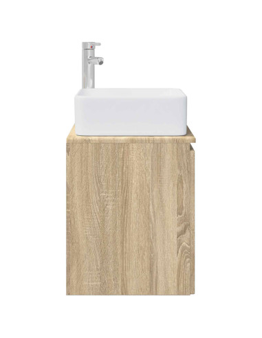 Mobile Lavabo da Parete Rovere Sonoma 53 x 35 x 63 cm