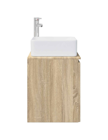 Mobile Lavabo da Parete Rovere Sonoma 53 x 35 x 63 cm