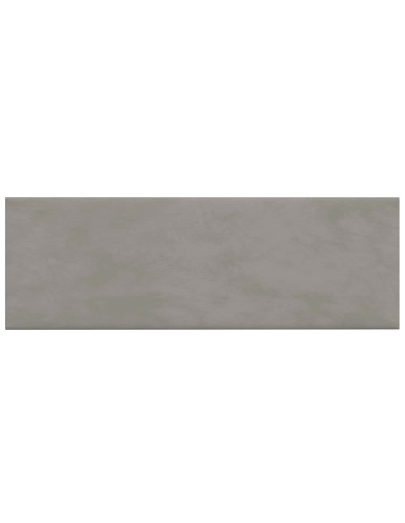Testiera da Parete 12 pcs Grigio Chiaro Velluto