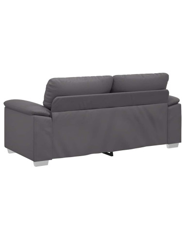 Divano a 2 posti Grigio in Similpelle 180x81x84 cm