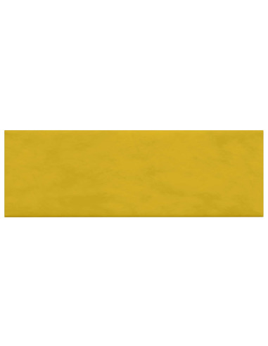 Testiera da Parete 12 pcs Giallo Velluto