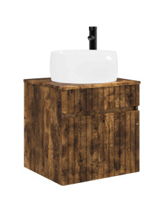 Mobile lavabo da parete Rovere Fumo 49 x 44,5 x 66 cm