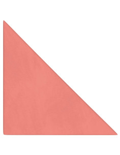 Testiera da Parete 12 pcs Rosa Velluto 2
