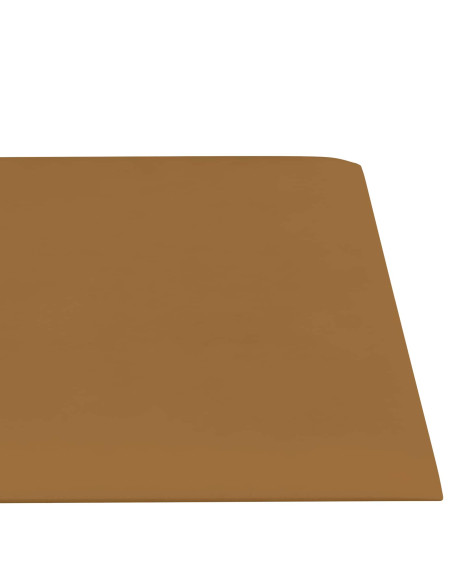 Testiera da Parete 12 pcs Marrone 60 x 15 cm Velluto