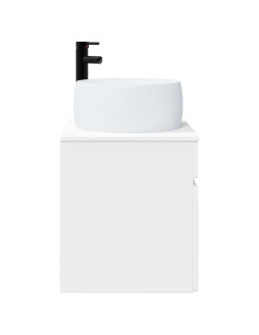 Mobile lavabo da parete Bianco Lucido 49 x 44,5 x 66 cm 2