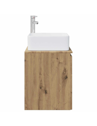 Mobile Lavabo da Parete Rovere Artigianale 53 x 35 x 63 cm