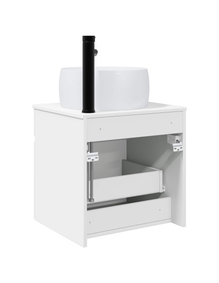 Mobile lavabo da parete Bianco Lucido 49 x 44,5 x 66 cm