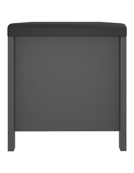 Scatola portaoggetti con Cuscino Grigia 105x40x45 cm