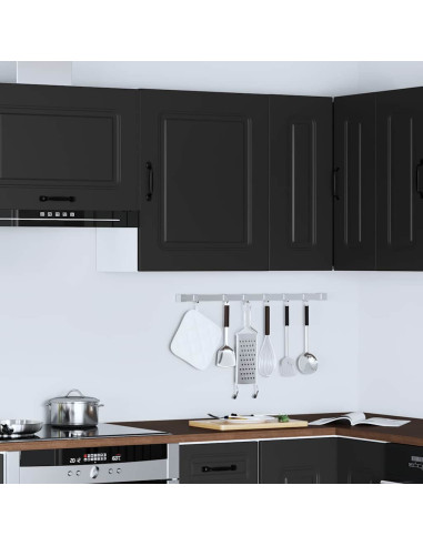 Pensile da cucina Kalmar in Legno Multistrato Nero