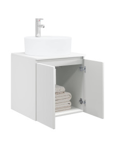 Mobile Lavabo da Parete Bianco 49,5 x 44,5 x 65 cm 2