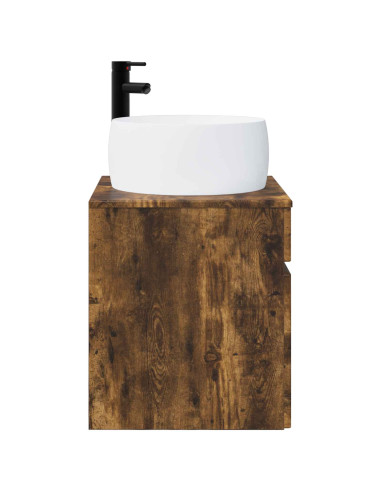 Mobile lavabo da parete Rovere Fumo 49 x 44,5 x 66 cm