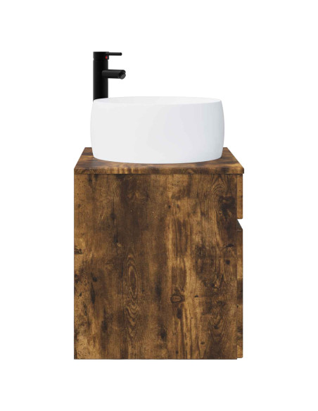Mobile lavabo da parete Rovere Fumo 49 x 44,5 x 66 cm