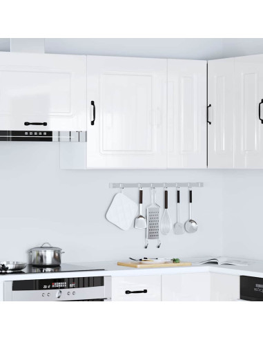 Pensile da cucina Kalmar in Legno Multistrato Bianco Lucido