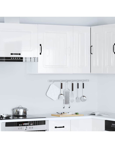 Pensile da cucina Kalmar in Legno Multistrato Bianco Lucido