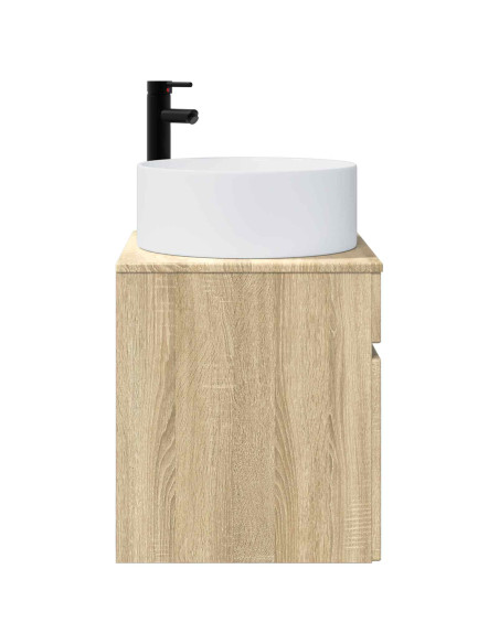 Mobile lavabo da parete Rovere Sonoma 49 x 44,5 x 65,5 cm