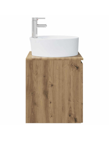Mobile Lavabo da Parete Rovere Artigianale 49,5 x 44,5 x 65 cm