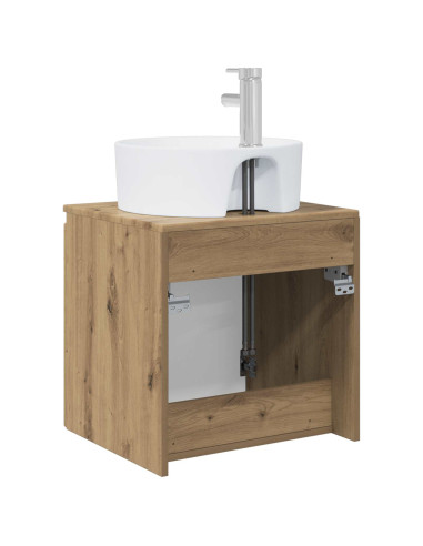 Mobile Lavabo da Parete Rovere Artigianale 49,5 x 44,5 x 65 cm