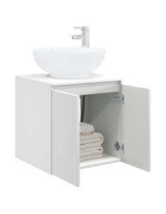 Mobile Lavabo da Parete Bianco 49,5 x 44,5 x 65 cm 2