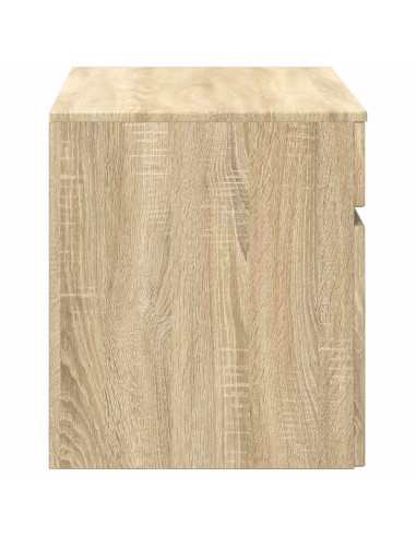 Mobiletto da Bagno a Muro Rovere Sonoma 59 x 44,5 x 50 cm
