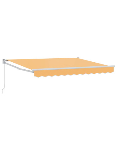 Tenda retrattile Sabbia 3,5 x 2,5 m 100% Poliestere e Alluminio