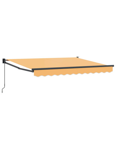 Tenda retrattile Sabbia 3,5 x 2,5 m 100% Poliestere e Alluminio