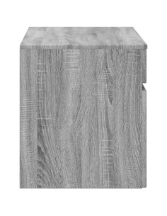 Mobiletto da Bagno a Muro Sonoma grigio 59 x 44,5 x 50 cm 2