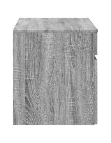 Mobiletto da Bagno a Muro Sonoma grigio 59 x 44,5 x 50 cm