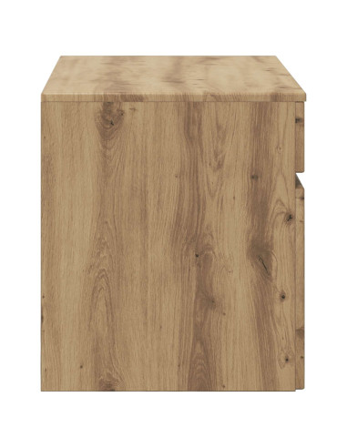 Mobiletto da Bagno a Muro Rovere Artigianale 59 x 44,5 x 50 cm