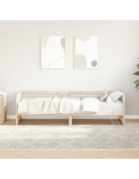 Lettino da giorno senza Materasso 80x200 cm in Legno Massello di Pino