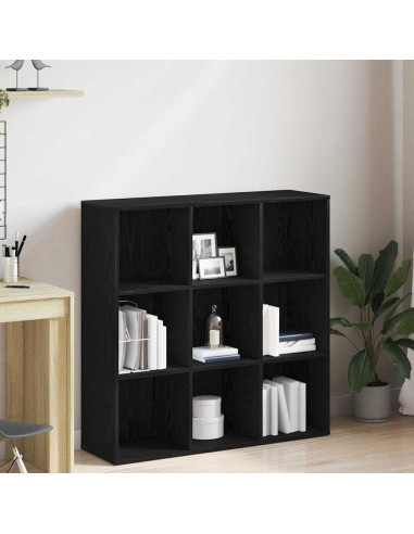 Mobile libreria Rovere Nero 98x29x97,5 cm in Legno Multistrato