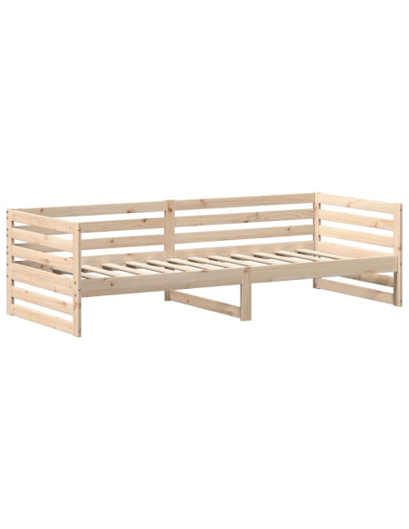 Lettino da giorno senza Materasso 80x200 cm in Legno Massello di Pino