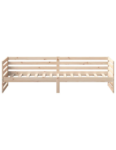 Lettino da giorno senza Materasso 80x200 cm in Legno Massello di Pino