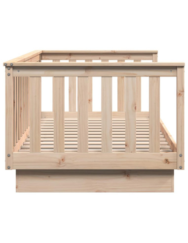 Lettino da giorno senza Materasso 90x200 cm in Legno Massello di Pino